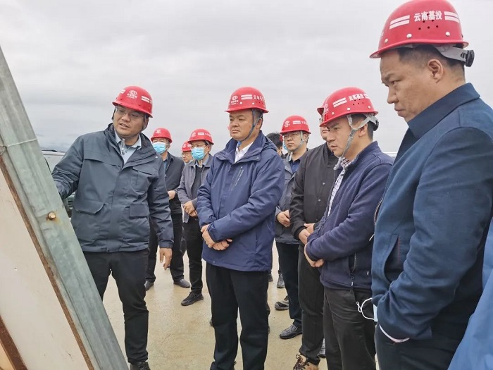 常務副州長李琰率隊調研雲永,雲蘭,鶴劍蘭,賓鶴高速項目|雲南建設基礎